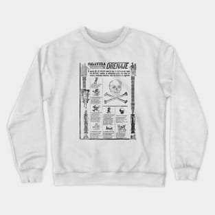 Calavera del drenaje Crewneck Sweatshirt